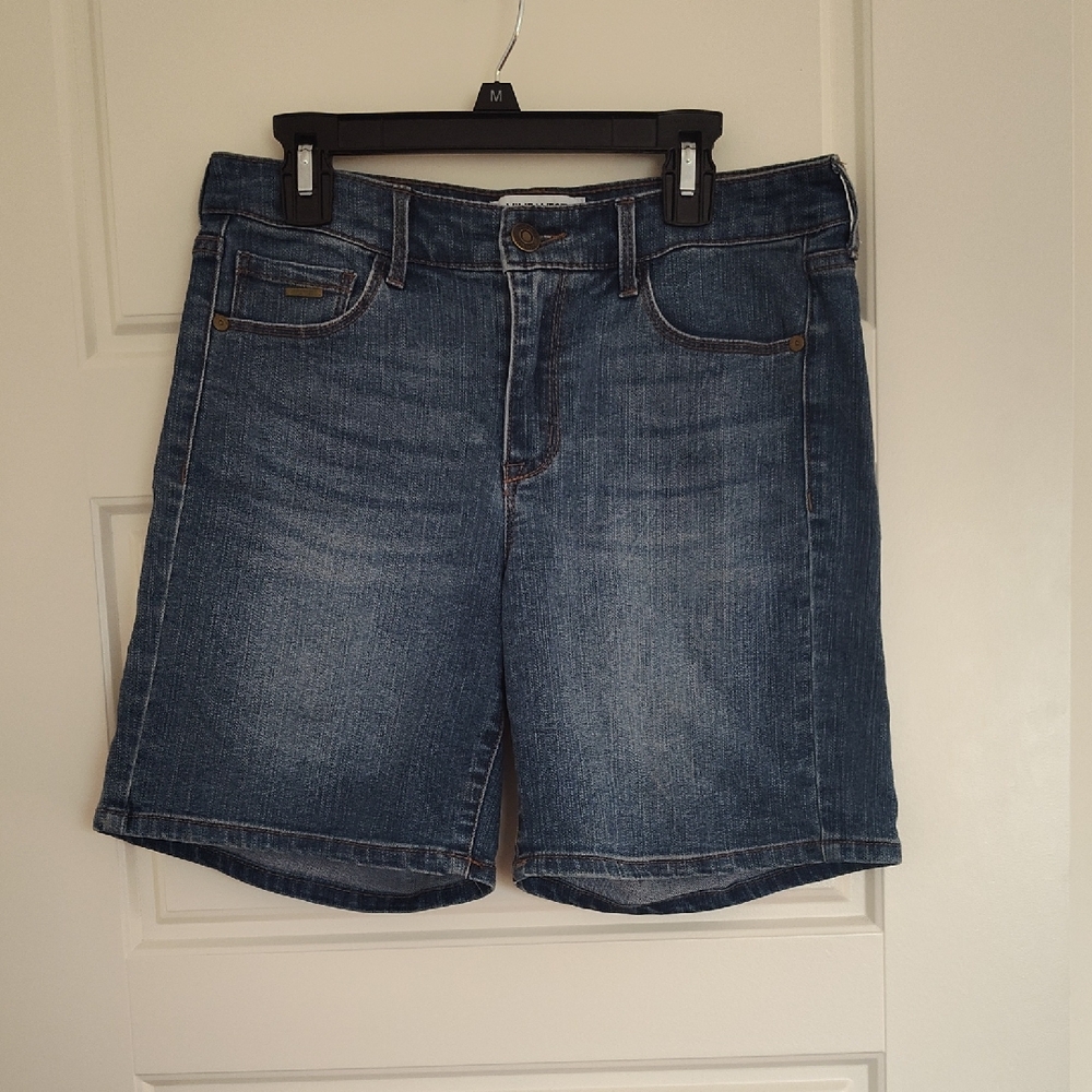 Nine West Women's Dark Blue Denim Jean Shorts